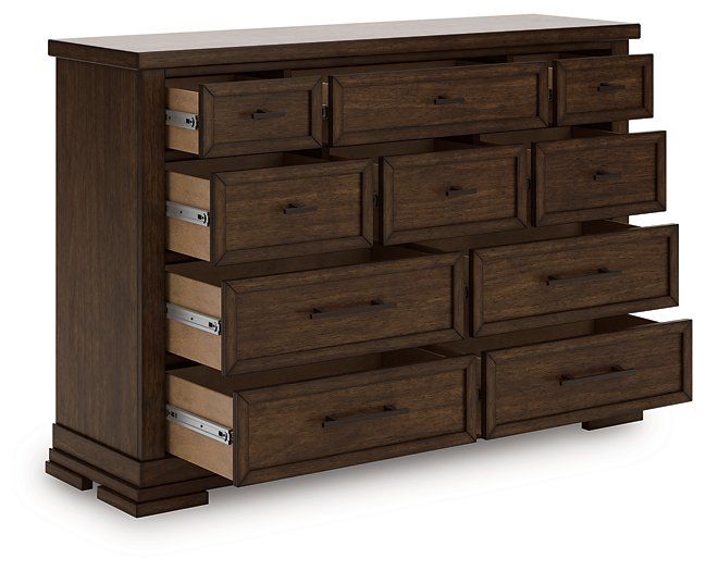 Taffenbrook Dresser and Mirror - Luxury Home Furniture (MI)
