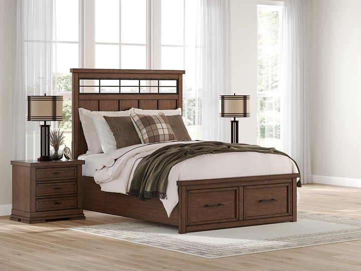 Taffenbrook Panel Storage Bed - Luxury Home Furniture (MI)