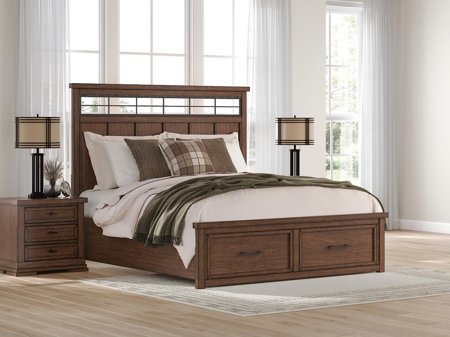 Taffenbrook Panel Storage Bed - Luxury Home Furniture (MI)
