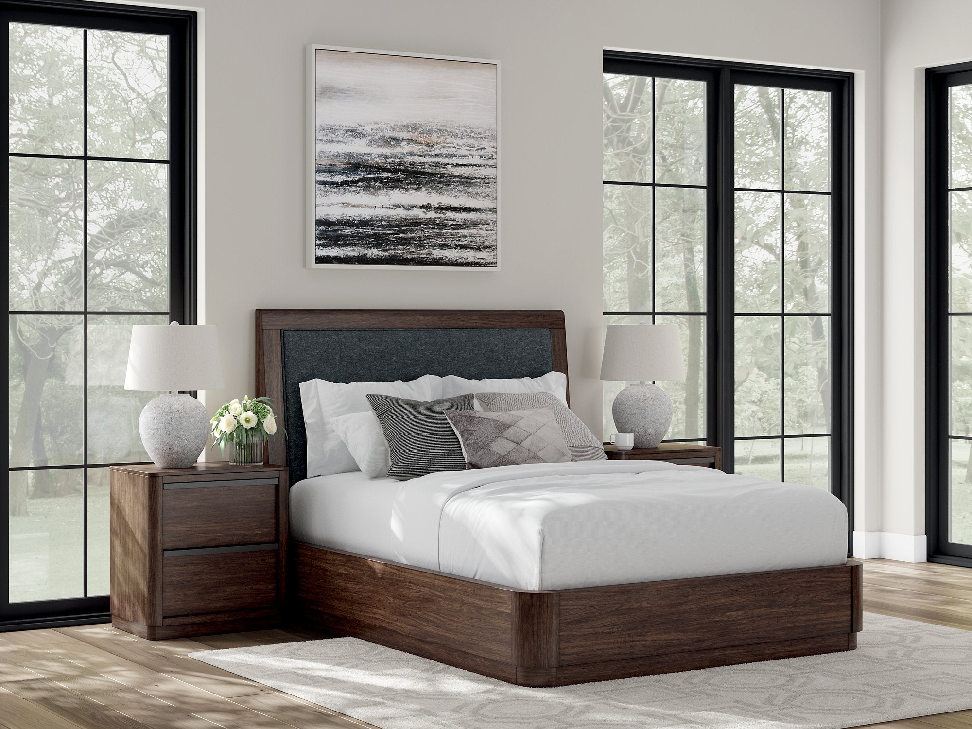 Dilenno Upholstered Bed - Luxury Home Furniture (MI)