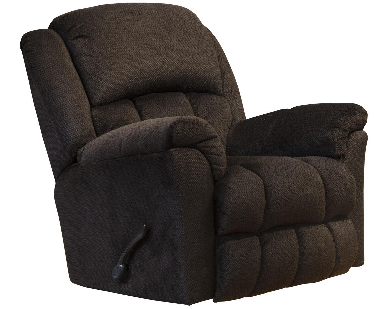Catnapper Bingham Rocker Recliner w/Deluxe Heat & Massage in Chocolate 4211-2