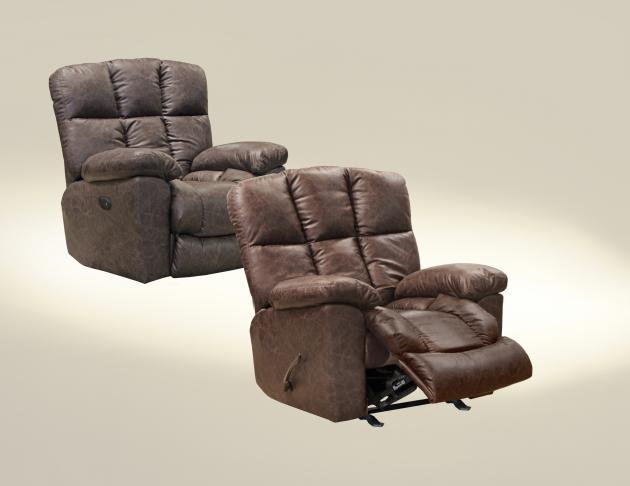 Catnapper Furniture Mayfield Glider Recliner in Saddle - Luxury Home Furniture (MI)