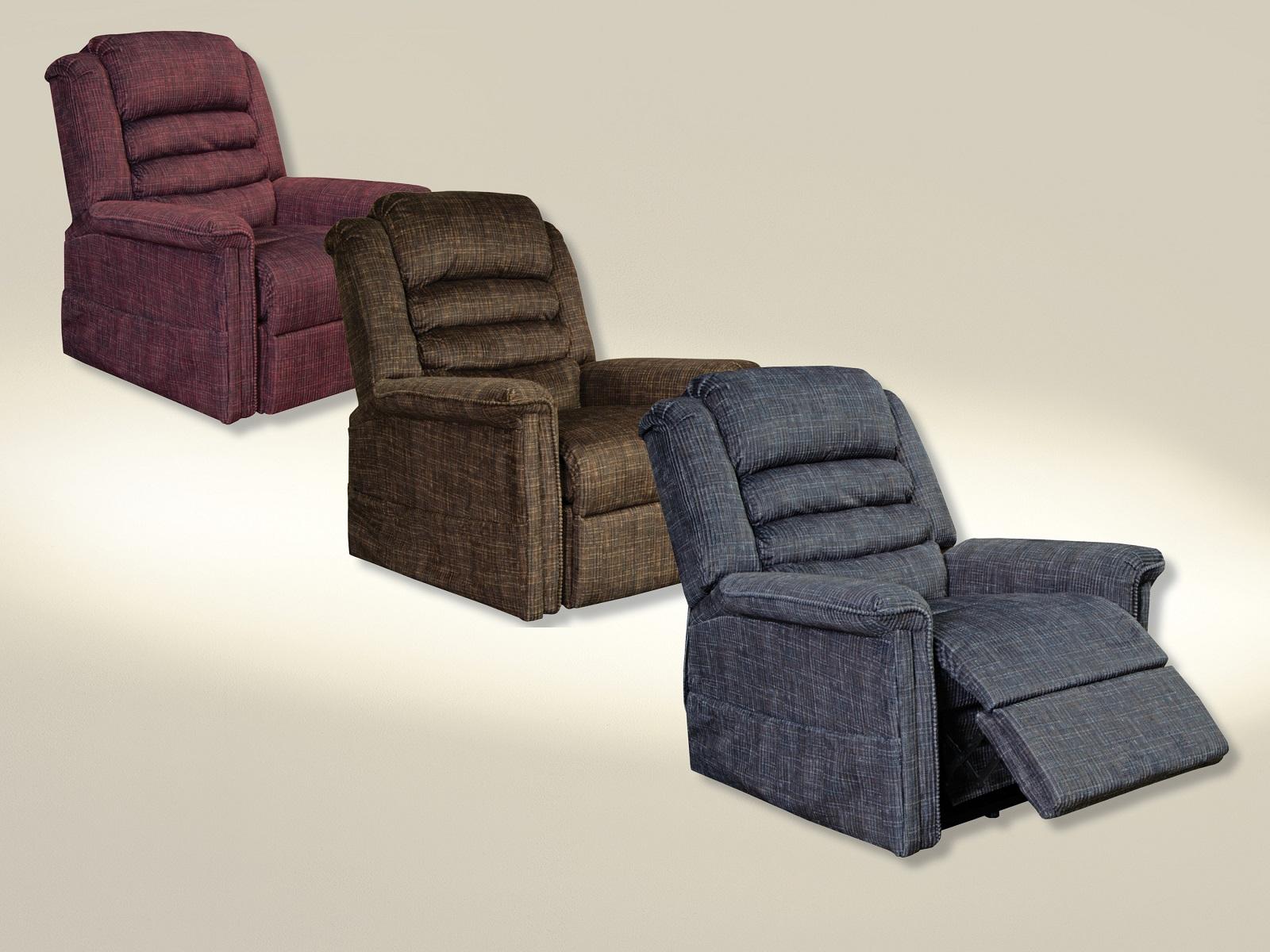 Catnapper Furniture Soother Power Lift Recliner in Wine - Luxury Home Furniture (MI)