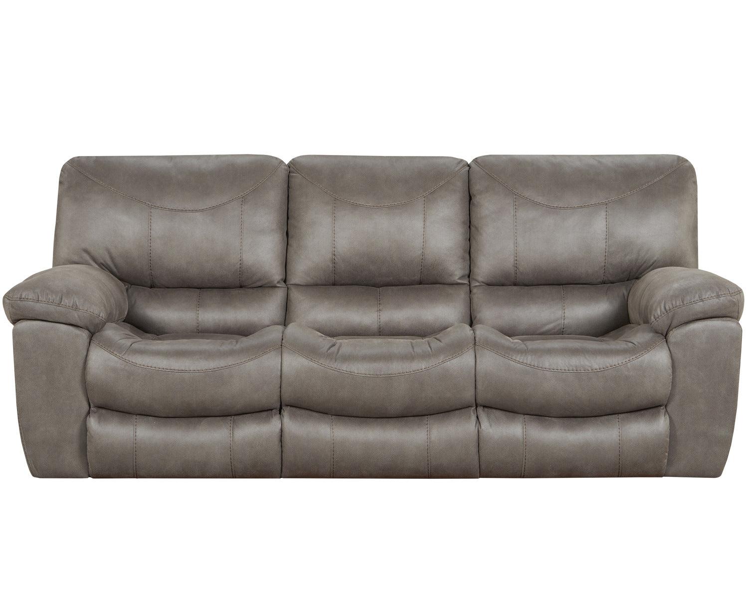 Catnapper Furniture Trent Power Reclining Sofa in Charcoal