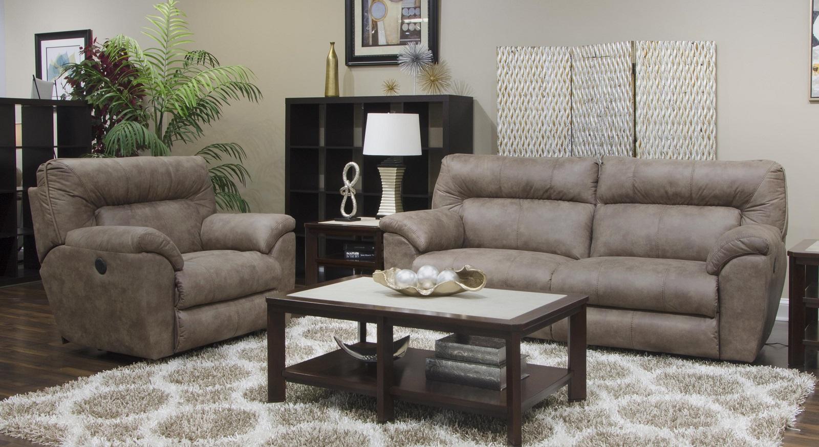 Catnapper Hollins Power Reclining Loveseat - Luxury Home Furniture (MI)