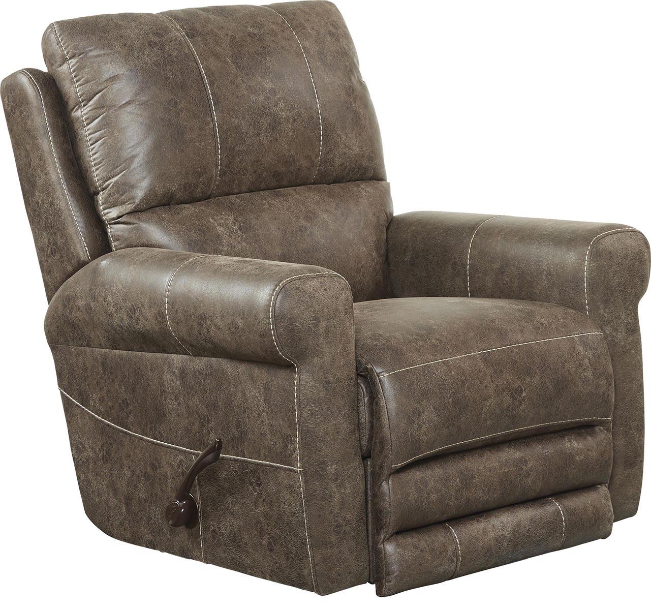 Catnapper Maddie Swivel Glider Recliner in Ash - Luxury Home Furniture (MI)