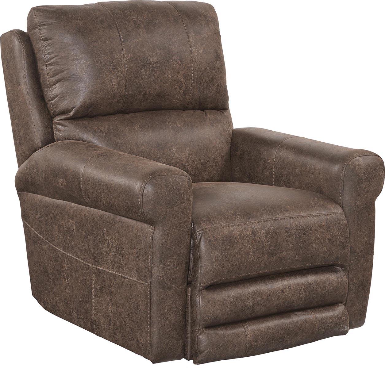 Catnapper Maddie Swivel Glider Recliner in Tanner