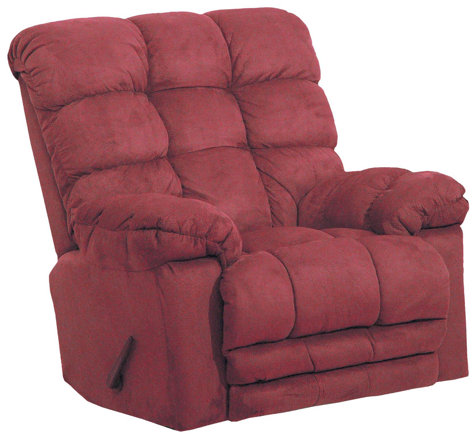 Catnapper Magnum Chaise Rocker Recliner in Merlot 54689-2