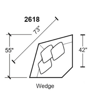 Catnapper McPherson Wedge in Buff 2618 - Luxury Home Furniture (MI)