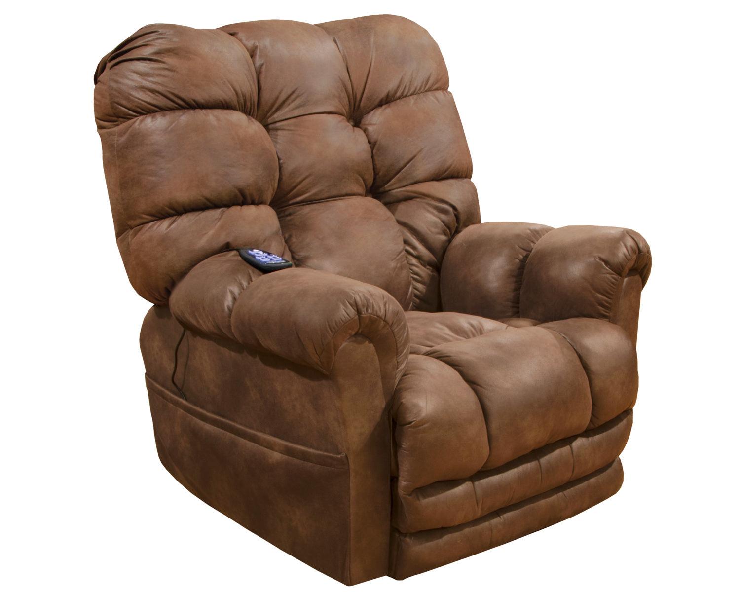 Catnapper Oliver Power Lift Recliner w/ Dual Motor & Extended Ottoman in Sunset 4861 - Luxury Home Furniture (MI)