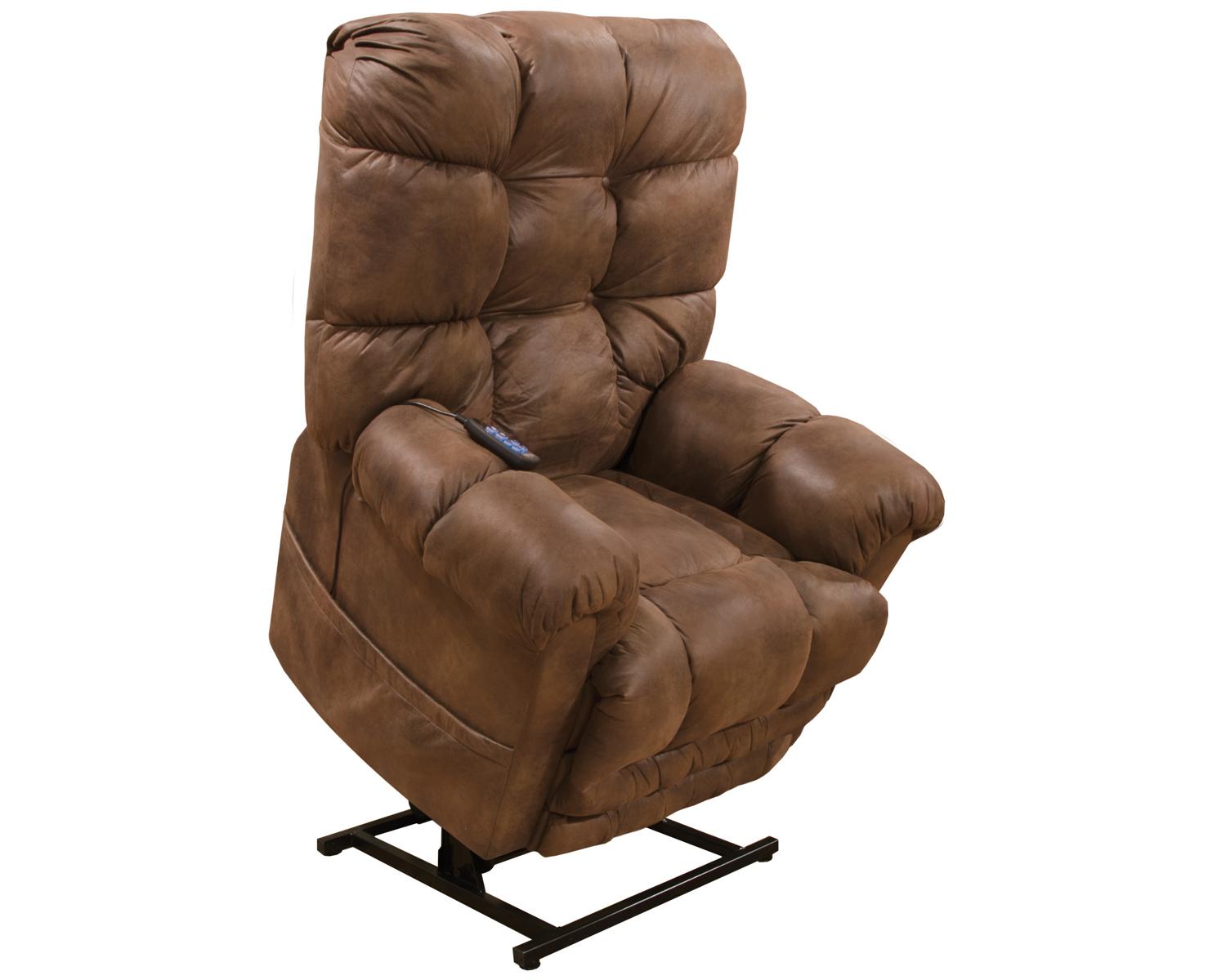 Catnapper Oliver Power Lift Recliner w/ Dual Motor & Extended Ottoman in Sunset 4861 - Luxury Home Furniture (MI)