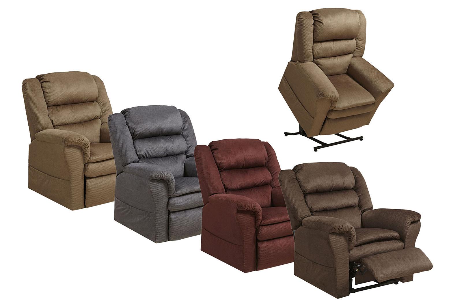 Catnapper Preston Power Lift Recliner in Smoke - Luxury Home Furniture (MI)