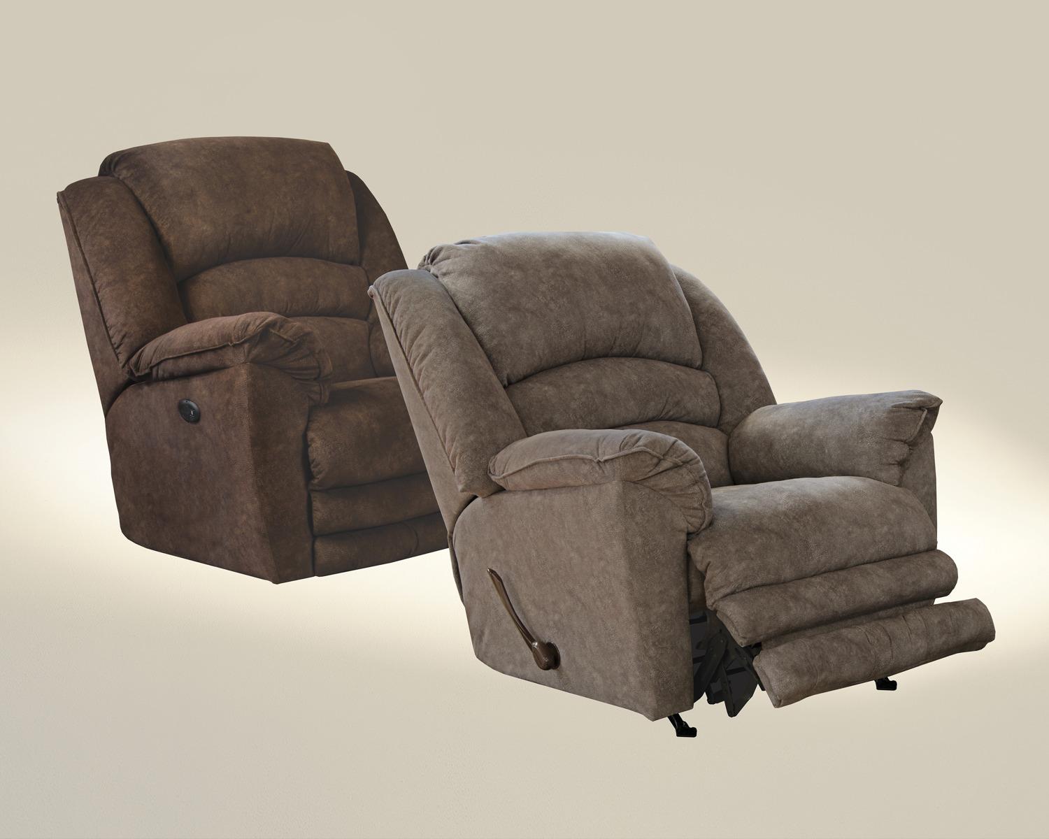 Catnapper Rialto Chaise Rocker Recliner in Steel 4775-2 - Luxury Home Furniture (MI)