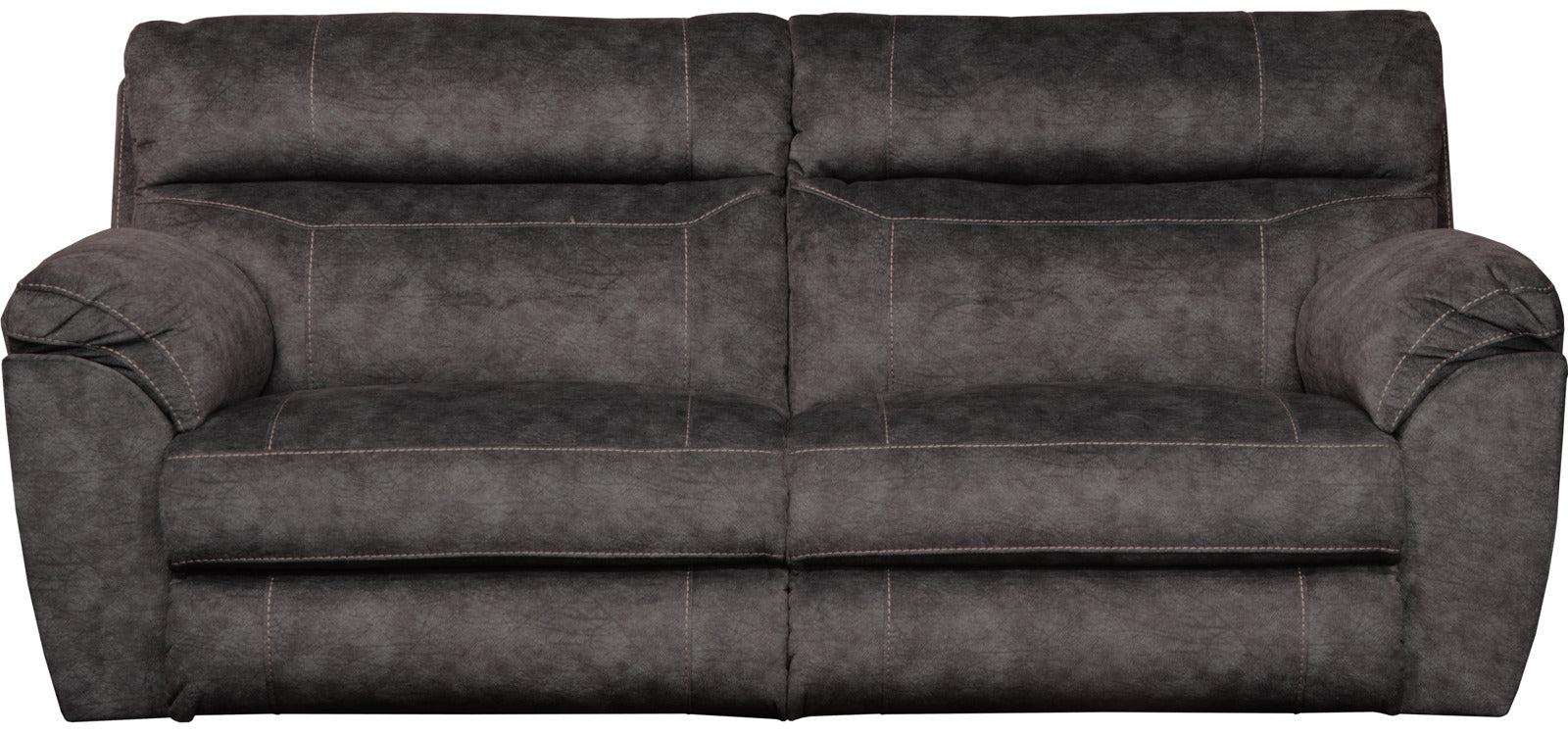 Catnapper Sedona Power Headrest Lay Flat Reclining Sofa in Smoke 62221 - Luxury Home Furniture (MI)