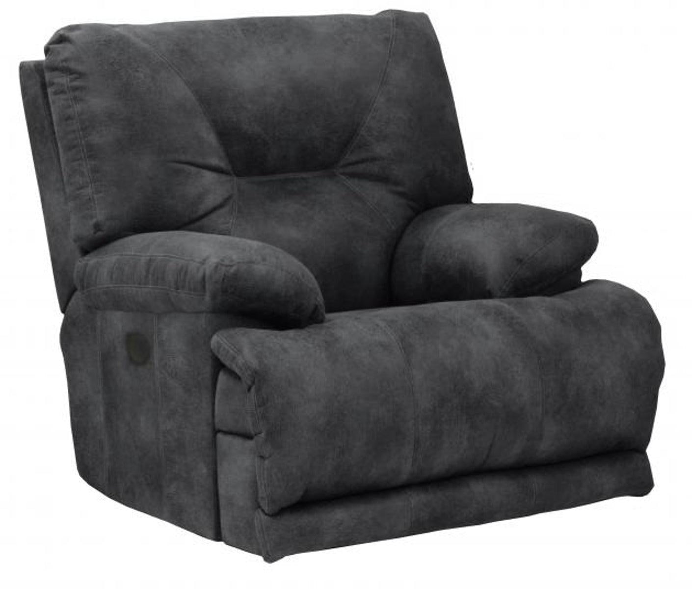 Catnapper Voyager Lay Flat Recliner in Slate