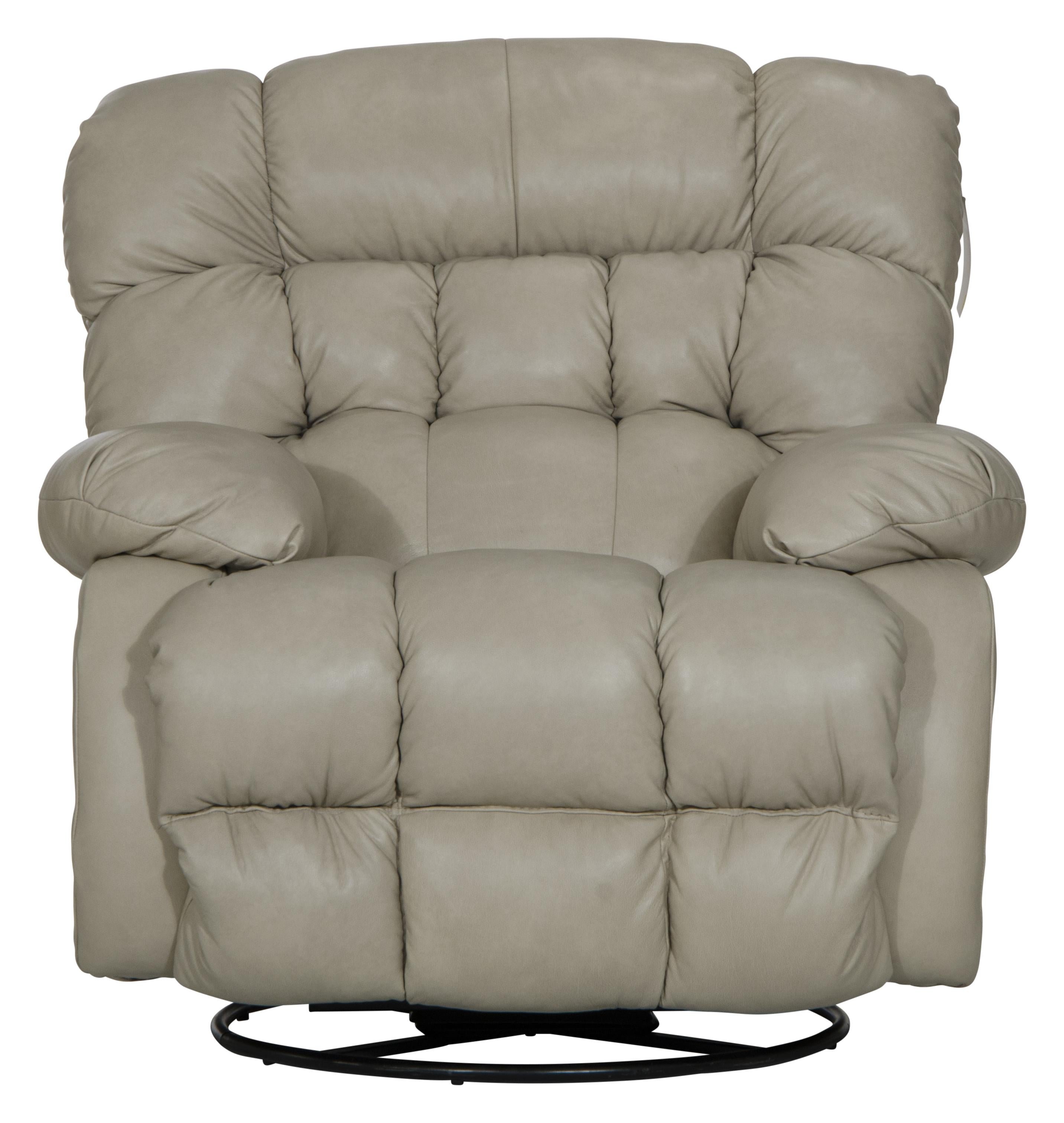 Pendleton Leather Chaise Swivel Glider Recliner - Luxury Home Furniture (MI)