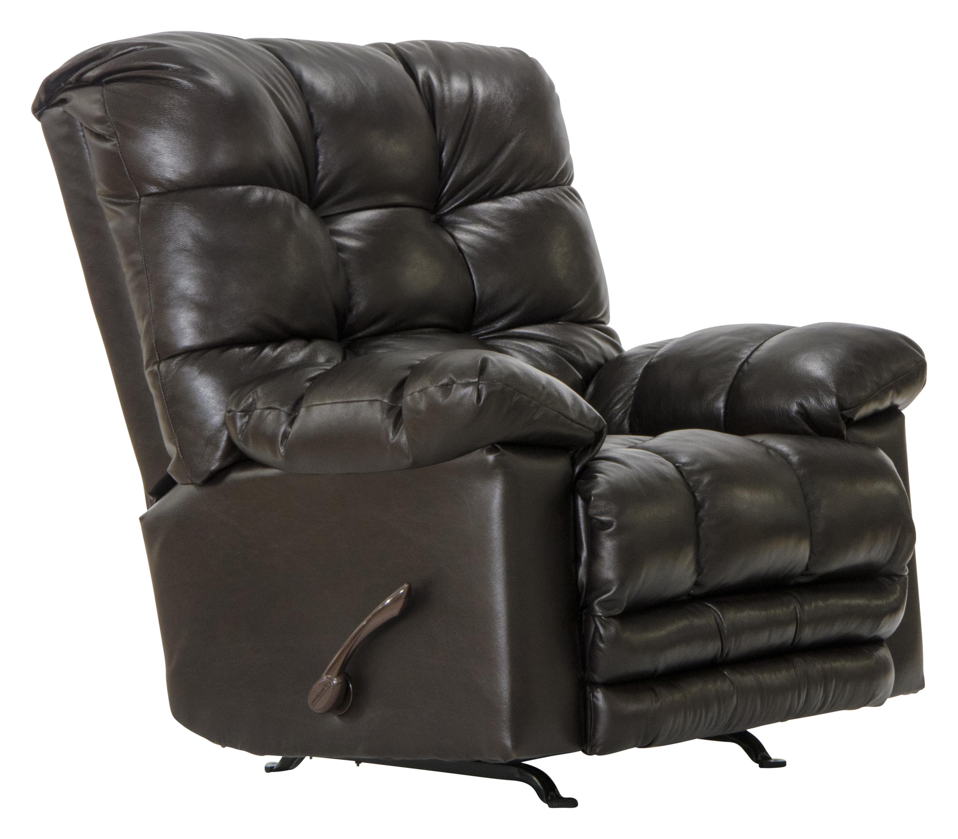 Piazza Leather Rocker Recliner