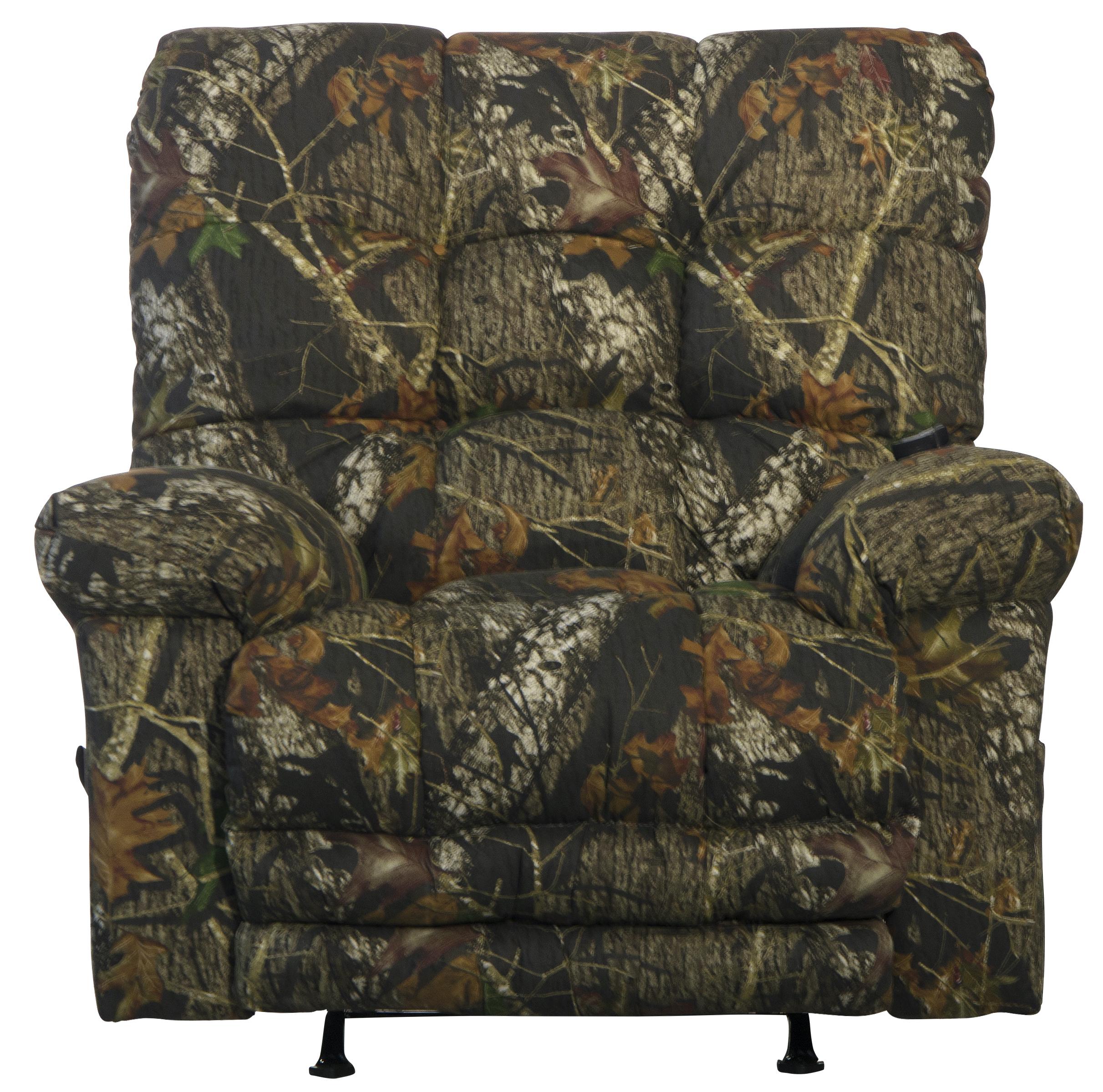 Magnum Chaise Rocker Recliner with Heat and Massage