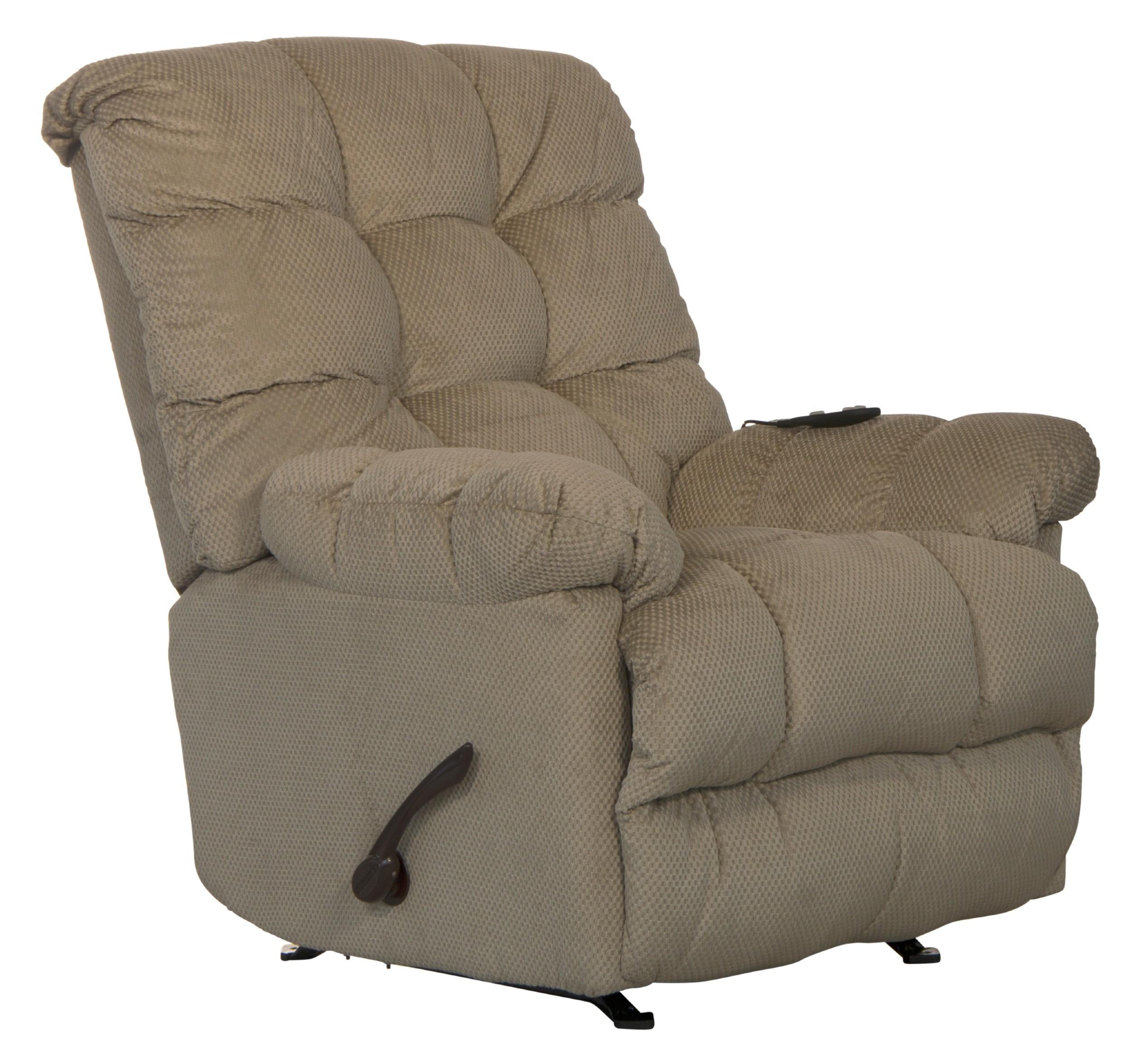 Nettles Chaise Rocker Recliner w/Deluxe Heat/Massage - Luxury Home Furniture (MI)