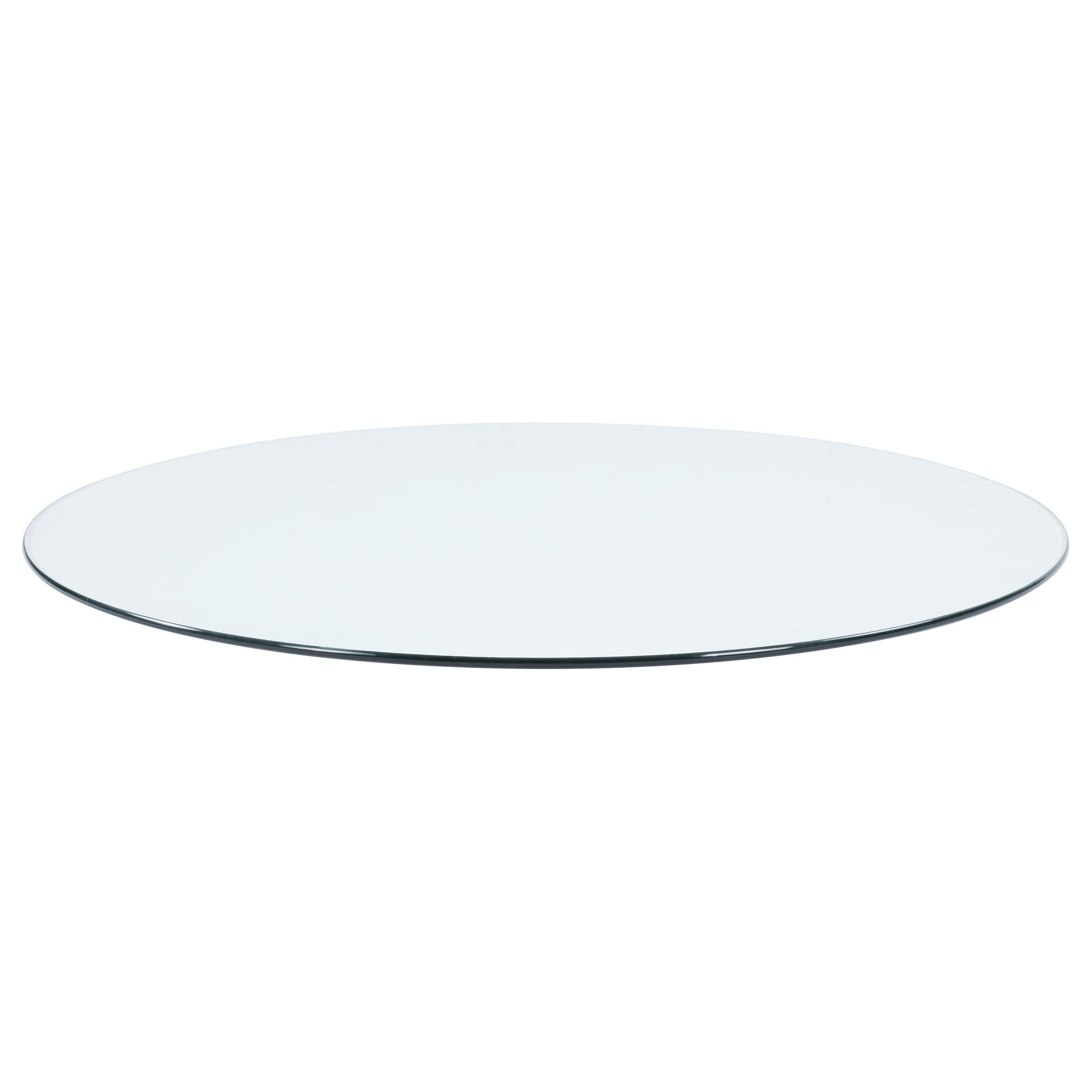 Glass Top 10mm Round Clear Tempered image
