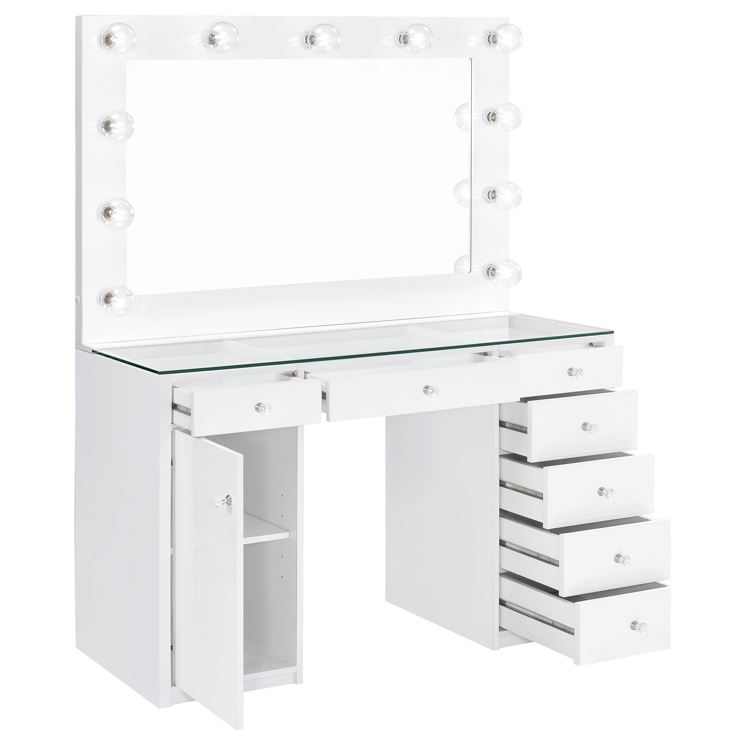 Acena Vanity Table and Mirror - Luxury Home Furniture (MI)
