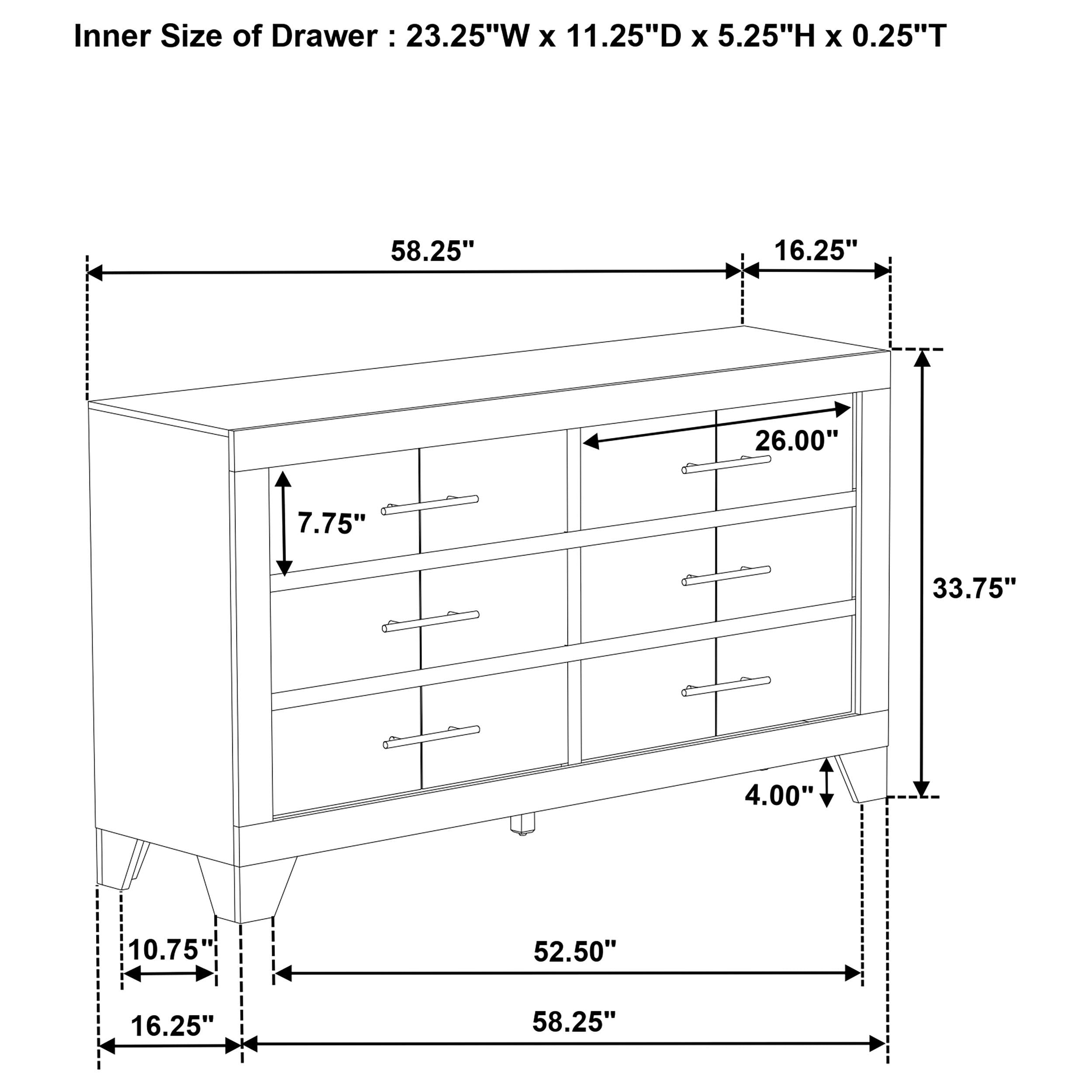 Trenton Dresser - Luxury Home Furniture (MI)