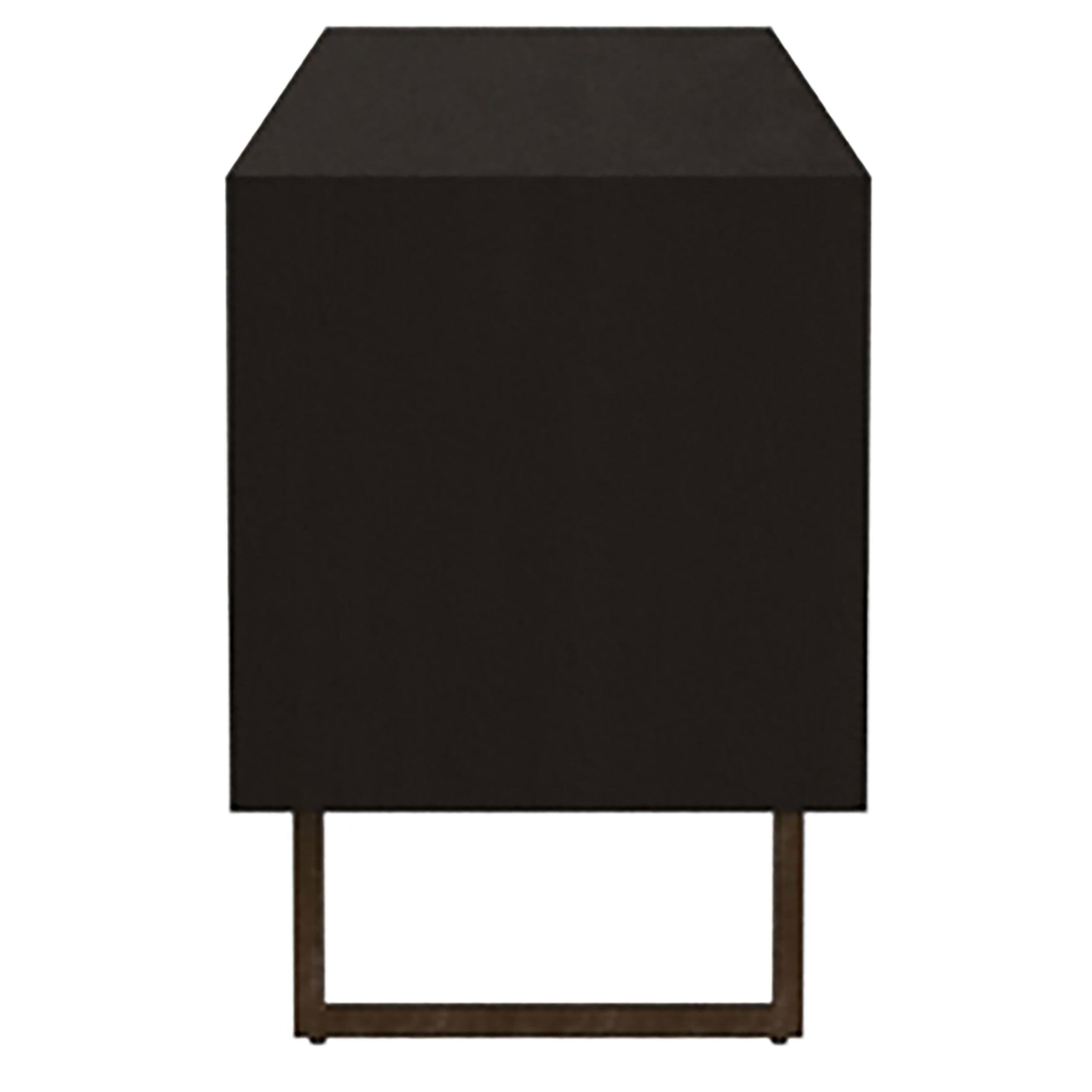 Marsden 2-door Wood 70" TV Stand Charcoal Black - Luxury Home Furniture (MI)