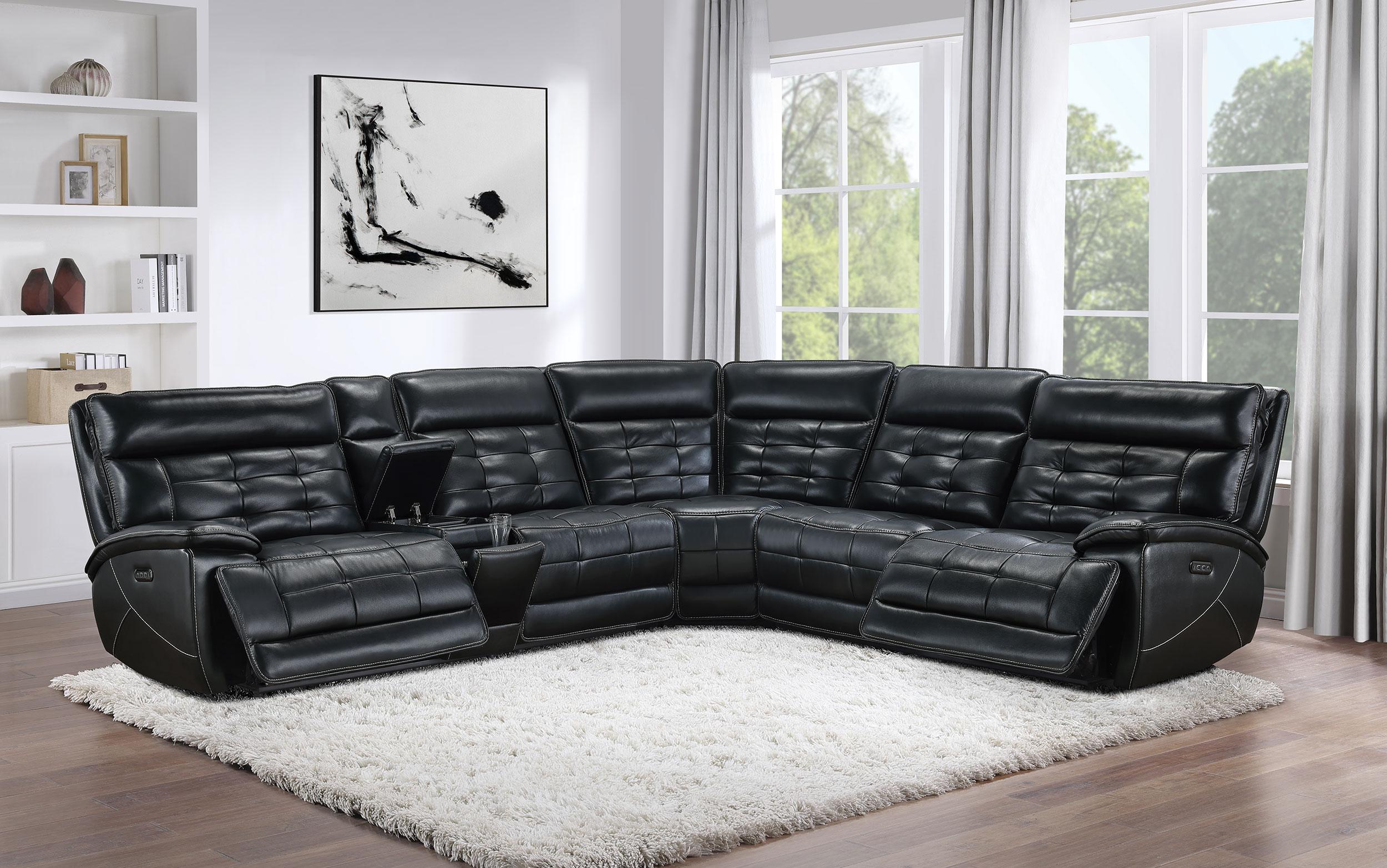 Hewitt Dual Power Reclining Sectional - Luxury Home Furniture (MI)