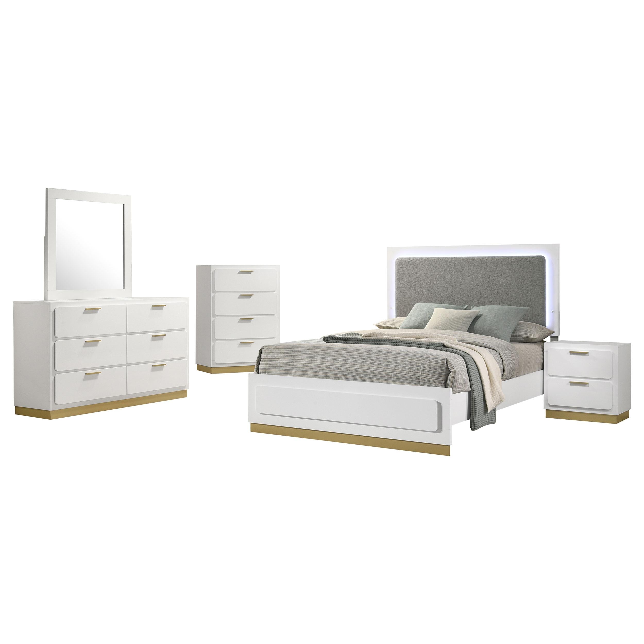Caraway 5 Pc Bedroom Set - Luxury Home Furniture (MI)