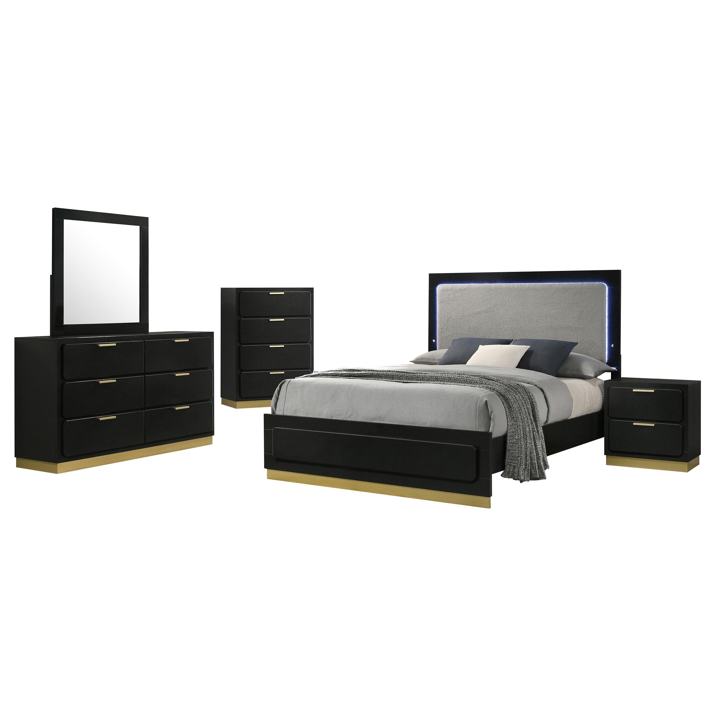 Caraway 5 Pc Bedroom Set - Luxury Home Furniture (MI)