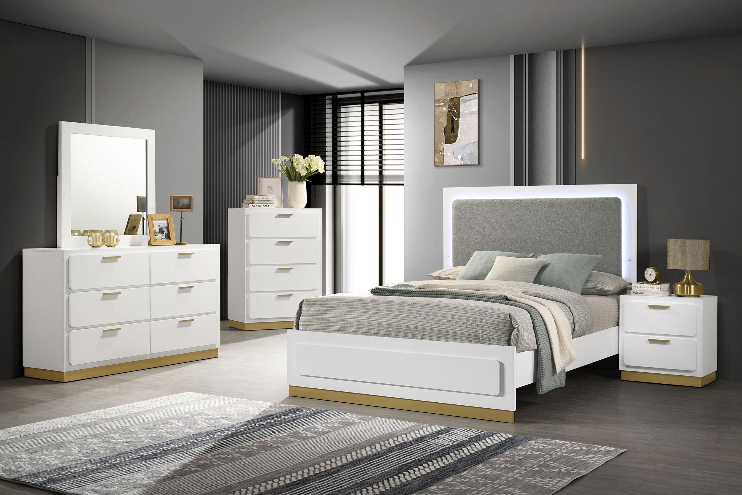 Caraway 5 Pc Bedroom Set - Luxury Home Furniture (MI)