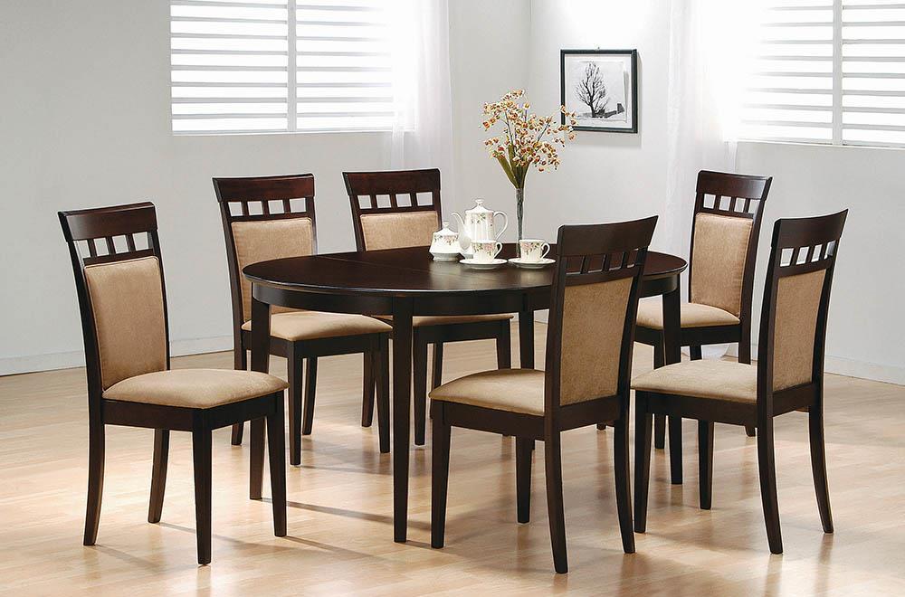 Gabriel Oval Dining Table Cappuccino - Luxury Home Furniture (MI)