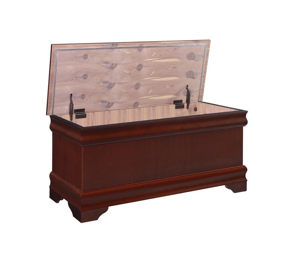 Pablo Rectangular Cedar Chest Warm Brown - Luxury Home Furniture (MI)