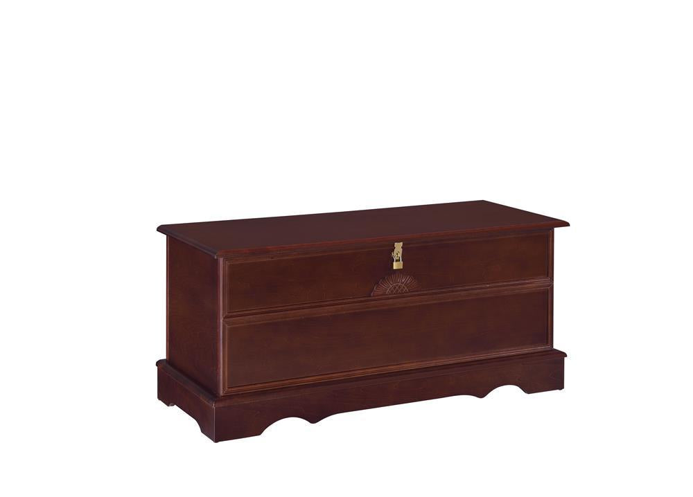 Paula Rectangular Cedar Chest Warm Brown - Luxury Home Furniture (MI)