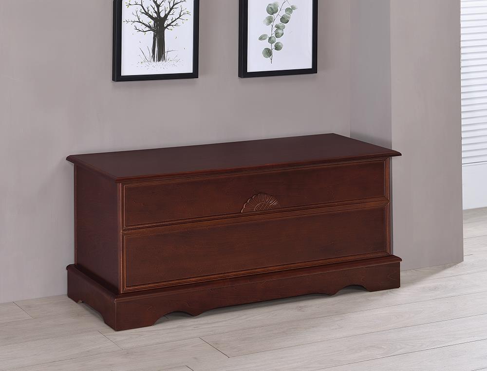 Paula Rectangular Cedar Chest Warm Brown - Luxury Home Furniture (MI)