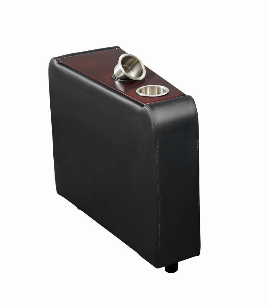 Toohey Home Theater Black Console - Luxury Home Furniture (MI)