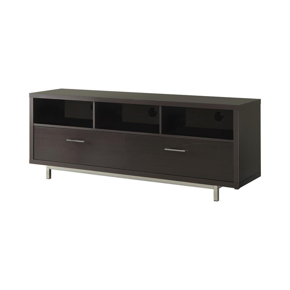 Casey 2-drawer Rectangular TV Console Cappuccino - Luxury Home Furniture (MI)