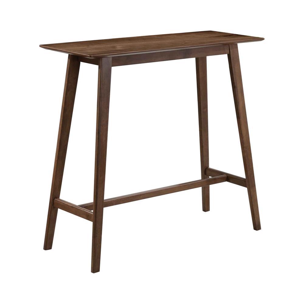Finnick Rectangular Bar Table Walnut - Luxury Home Furniture (MI)
