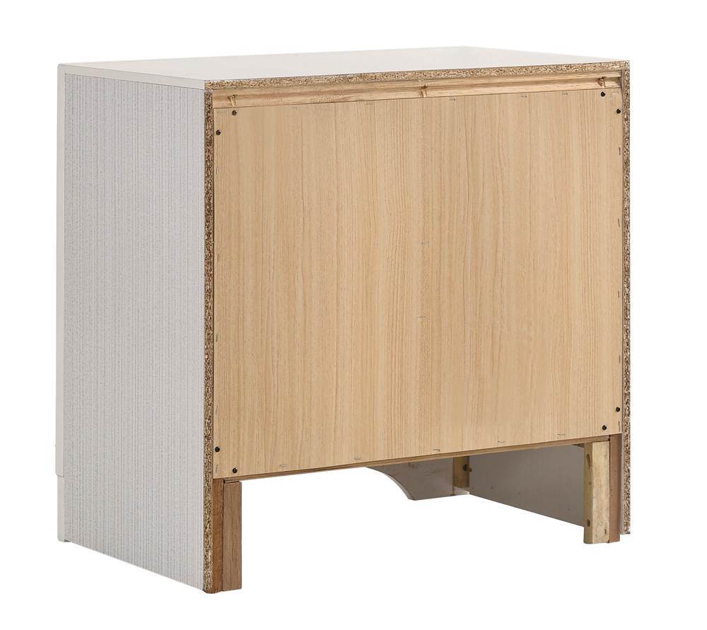 Miranda 2-drawer Nightstand Tray White - Luxury Home Furniture (MI)