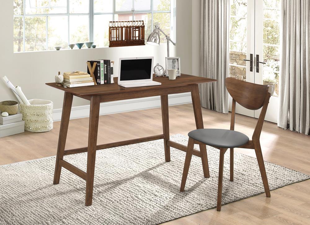 Karri 2-piece Writing Desk Set Walnut - Luxury Home Furniture (MI)