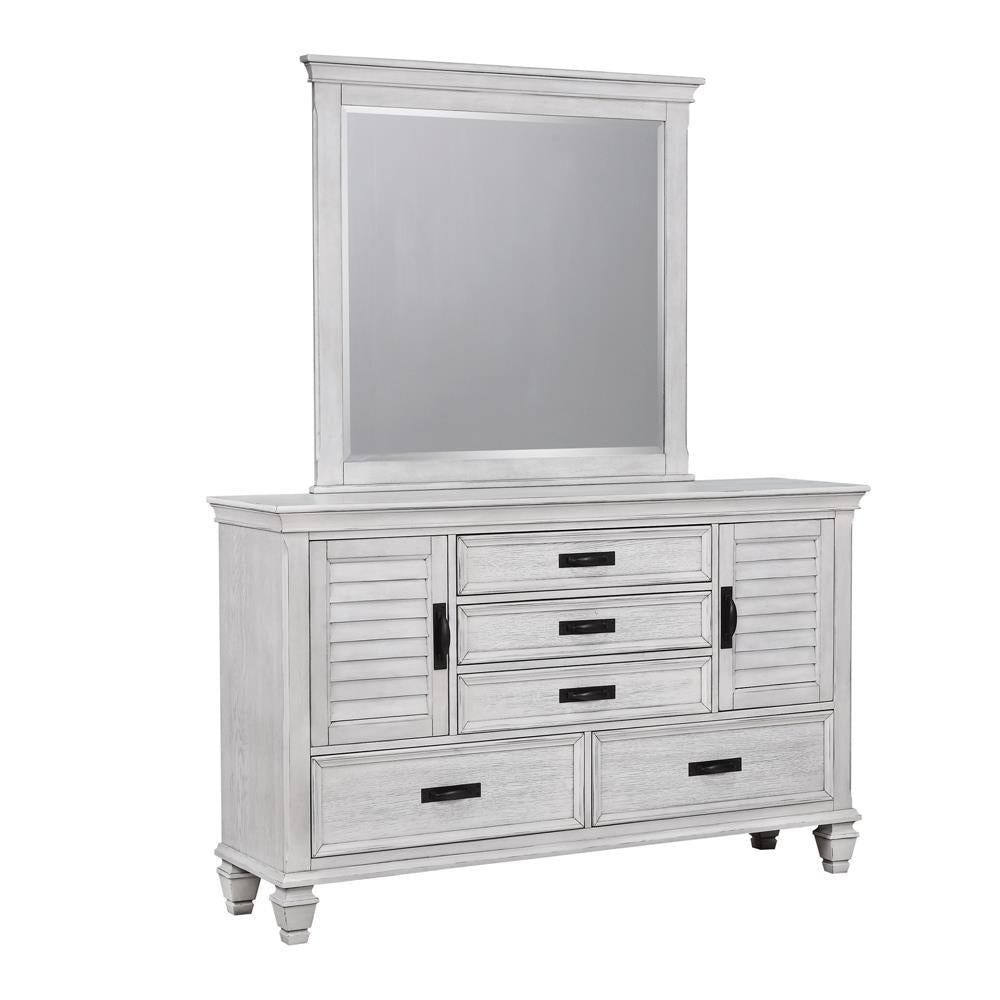 Franco 5-drawer Dresser Antique White - Luxury Home Furniture (MI)