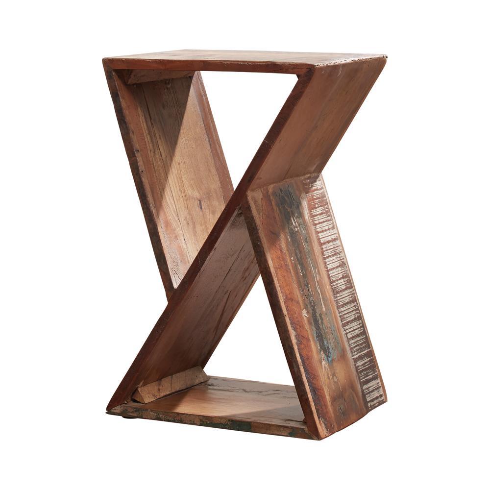Lily Geometric Accent Table Natural - Luxury Home Furniture (MI)
