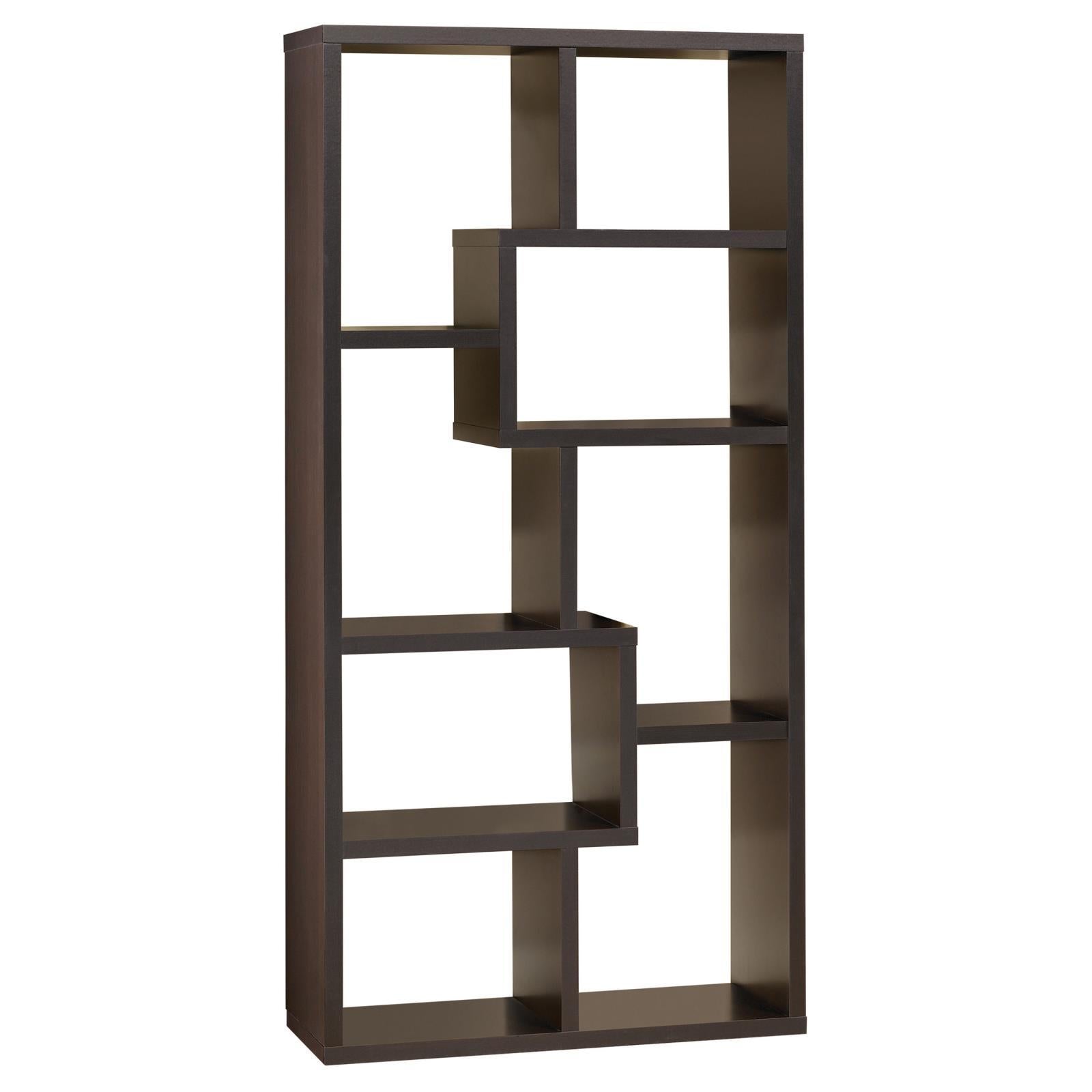 Theo 10-shelf Bookcase Cappuccino - Luxury Home Furniture (MI)