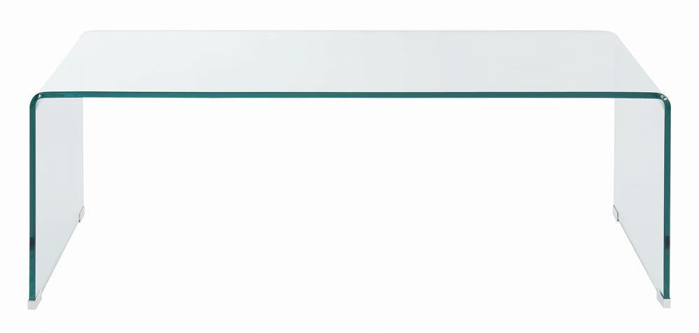 Ripley Rectangular Coffee Table Clear - Luxury Home Furniture (MI)