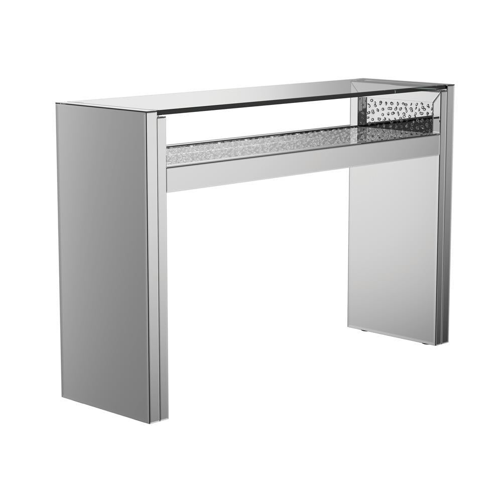 Edna 1-shelf Console Table Silver - Luxury Home Furniture (MI)