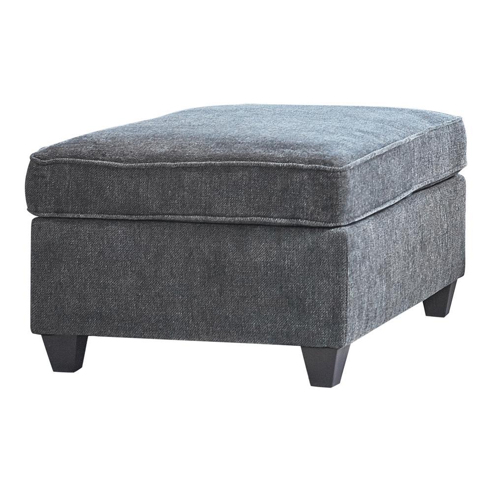 Mccord Upholstered Ottoman Dark Grey - Luxury Home Furniture (MI)
