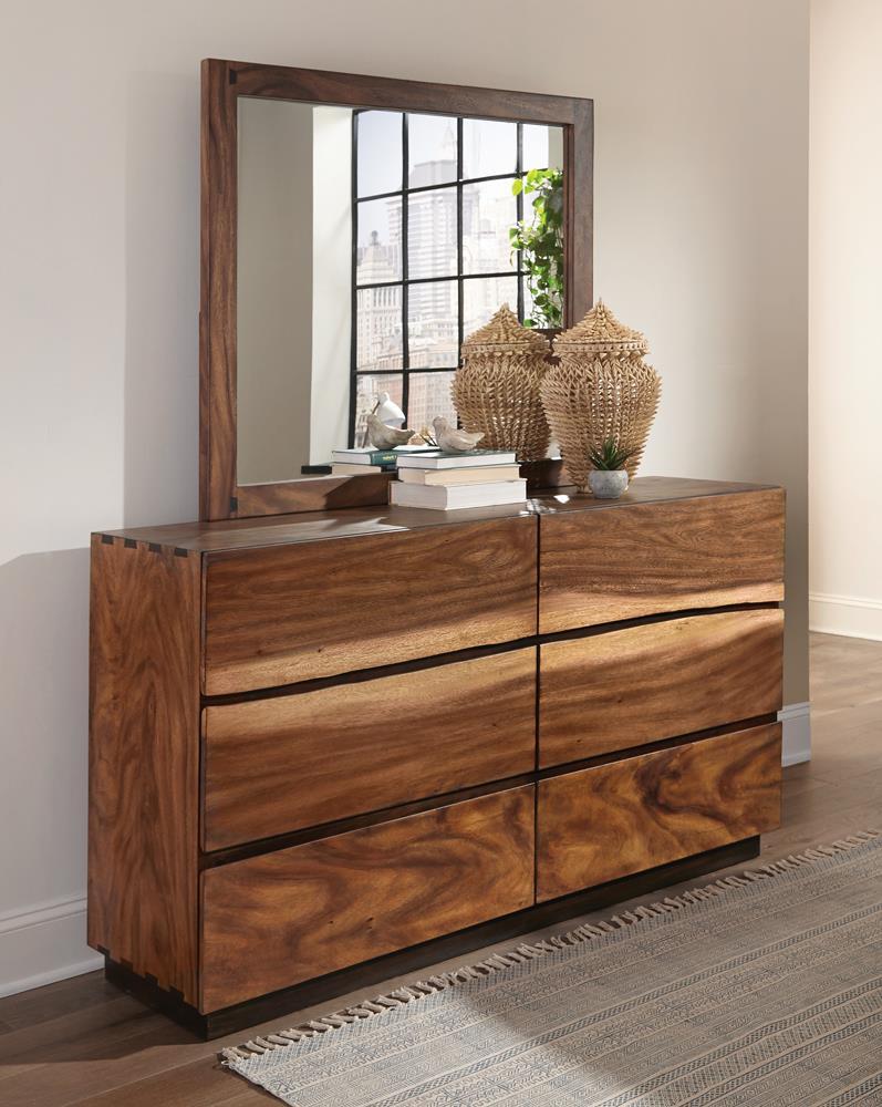 Winslow Dresser Mirror Smokey Walnut - Luxury Home Furniture (MI)