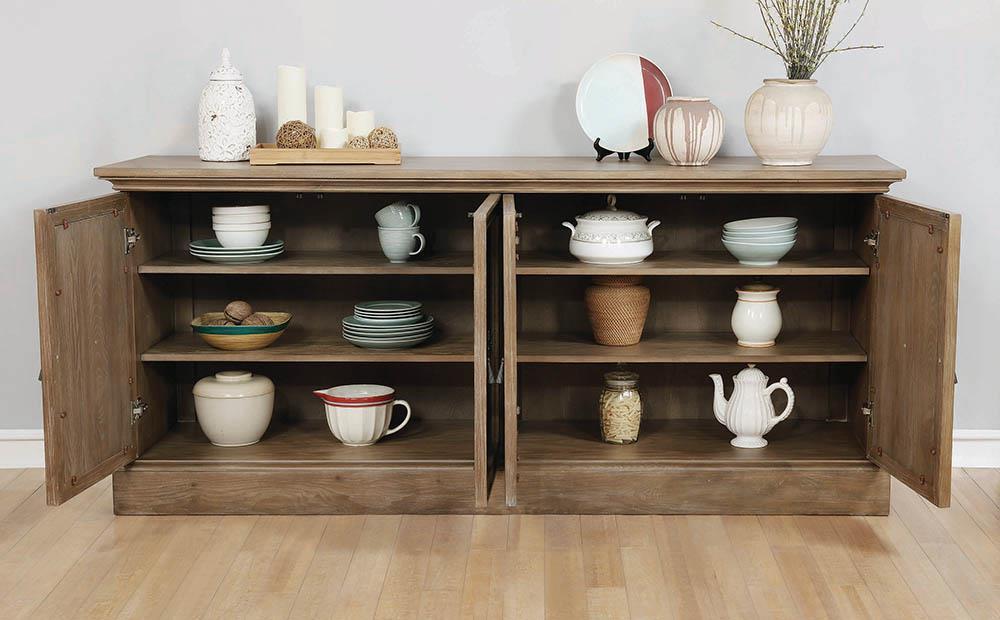 Brockway 4-door Server Barley Brown - Luxury Home Furniture (MI)