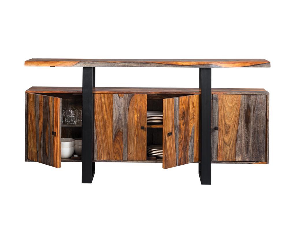 Ditman Server Grey and Black - Luxury Home Furniture (MI)