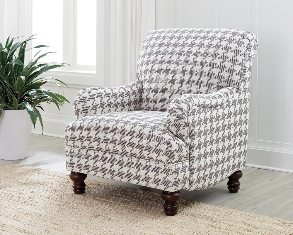 Glenn Upholstered Accent Chair Grey - Luxury Home Furniture (MI)